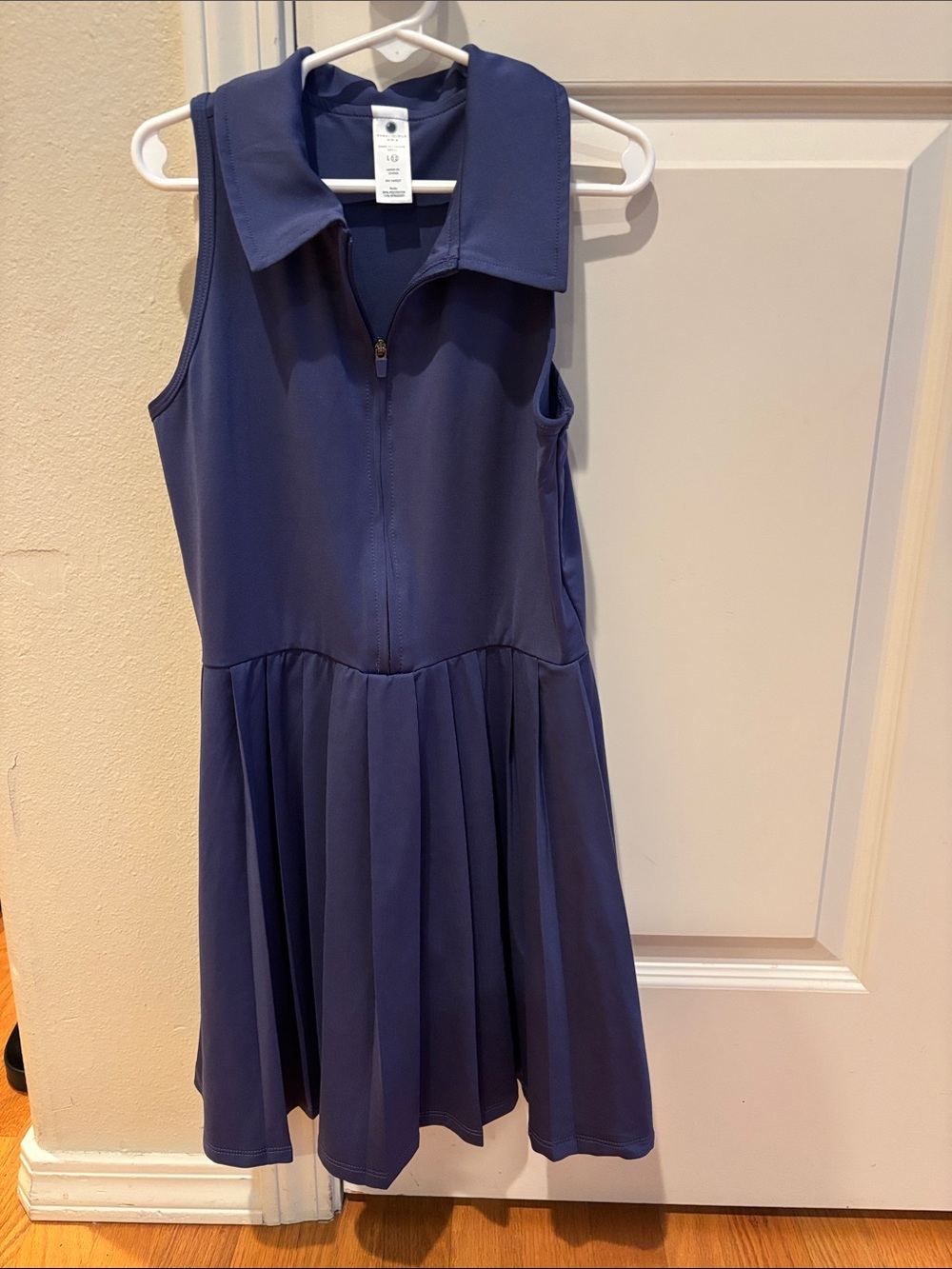 Girls 10-12 Yogalicious Sleeveless Zip-Front Dress NWOT